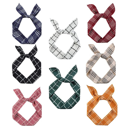 Wire Headbands for Women Paisley Twist Bow Hair Bands Bunny Ears Headwraps Wire Hair Holder Hair Accessories for Workout Yoga Running Soccer Sports Pack of 6 Apparel & Accessories > Clothing Accessories > Bandanas & Headties ONEYE check  