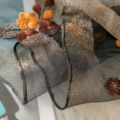 WINCESS.YU Silk Scarf for Women Lightweight Shawls and Wraps for Weddings Fashion Pashmina Shawl Embroidered Scarves Apparel & Accessories > Clothing Accessories > Scarves & Shawls WINCESS.YU   