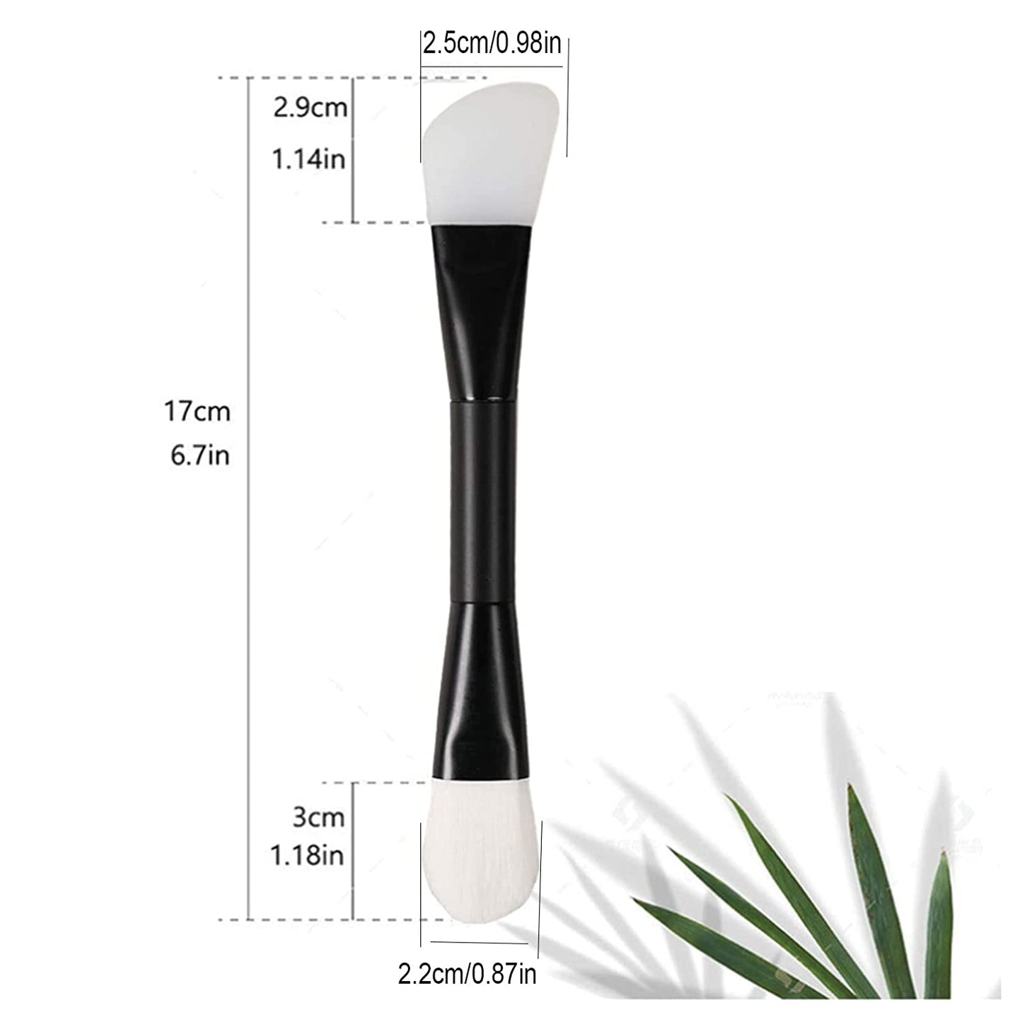 GOLIKEE 2PCS Dual Sided Face Mask Brushes, Knife Shaped Soft Silicone Facial Mud Mask Applicator Brush, Mask Beauty Tool for Makeup, Foundation, Cream, Mud, Clay, Mixed Mask and Body Lotion (Black) Health & Beauty > Personal Care > Cosmetics > Cosmetic Tools > Makeup Tools GOLIKEE   