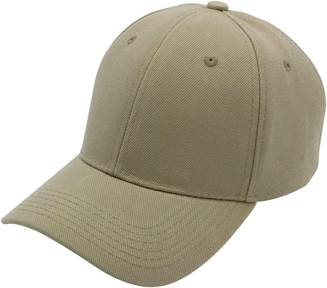 Top Level Baseball Cap Men Women - Classic Adjustable Plain Hat Apparel & Accessories > Clothing Accessories > Hats Top Level Khaki  