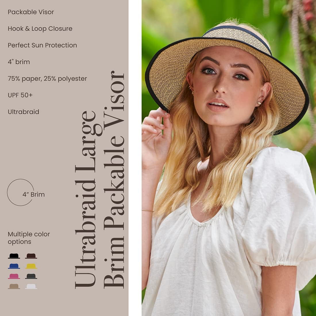 San Diego Hat Company Women'S UBV002OSBKM, Black Mix, One Size Apparel & Accessories > Clothing Accessories > Hats San Diego Hat Co.   