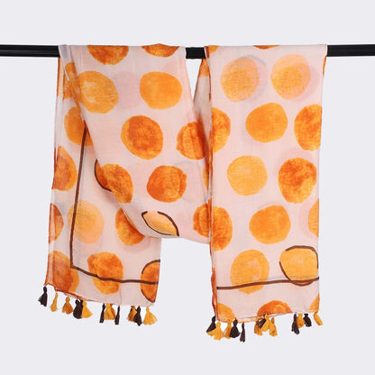 FRAIFICE Lightweight Scarf for Women for Spring Summer Fall Geometric Scarves Shawl Wrap Pashimina with Tassels Apparel & Accessories > Clothing Accessories > Scarves & Shawls FRAIFICE   
