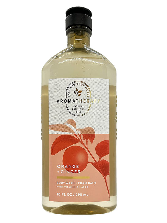Bath & Body Works Aromatherapy Energy - Orange + Ginger Body Wash & Foam Bath, 10 Fl Oz Health & Beauty > Personal Care > Cosmetics > Bath & Body Bath & Body Works   