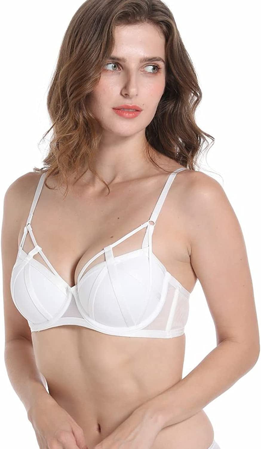 Cewany Lady Comfort Sexy Bra Front Buckle Bra Lace Underwire Push up Bra