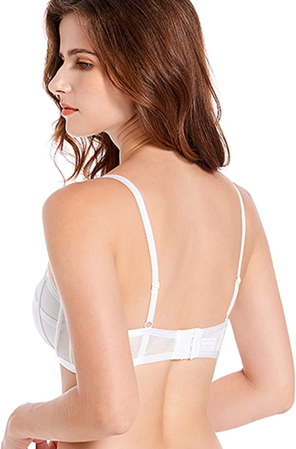 Cewany Lady Comfort Sexy Bra Front Buckle Bra Lace Underwire Push up Bra