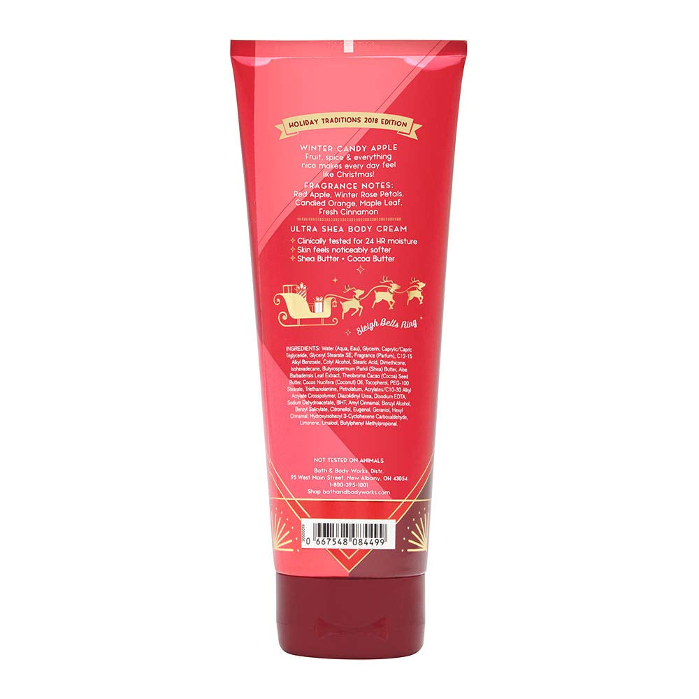 Bath & Body Works Winter Candy Apple Ultra Shea Body Cream, 8 Ounce Health & Beauty > Personal Care > Cosmetics > Bath & Body Bath & Body Works   