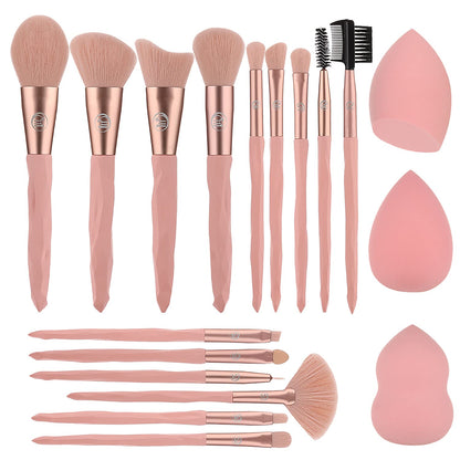 Makeup Brushes 15Pcs Makeup Brush Set with 3Pcs Makeup Sponge Soft Synthetic Hair Face Make up Brush Tools for Foundation, Powder, Eyeshadow, Eyebrow, Eyeliner, Blending (Blue)… Health & Beauty > Personal Care > Cosmetics > Cosmetic Tools > Makeup Tools 111 Pink  