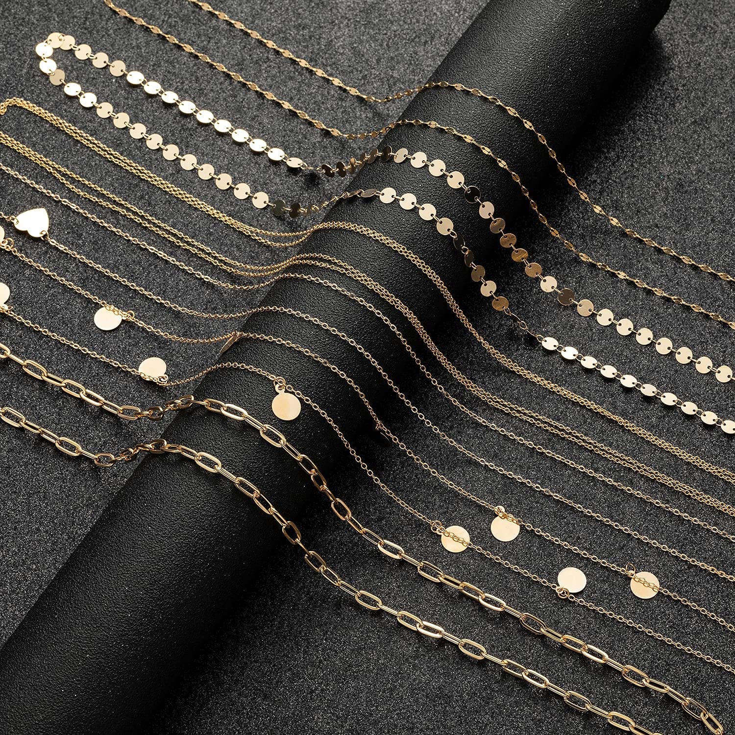 WFYOU 12Pcs Beach Bikini Belly Chain Jewelry for Women Rhinestone Beads Waist Chain Sexy Gold Body Chain Jewelry for Summer Apparel & Accessories > Jewelry > Body Jewelry WFYOU   