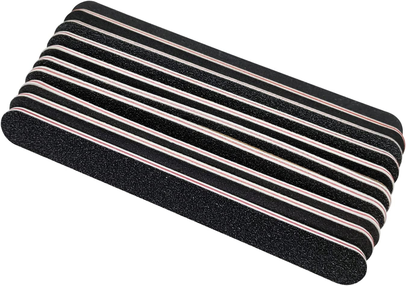 Nail File 10 PCS Professional Double Sided 100/180 Grit Nail Files Emery Board Black Manicure Pedicure Tool and Nail Buffering Files Health & Beauty > Personal Care > Cosmetics > Cosmetic Tools > Nail Tools HeeYaa   