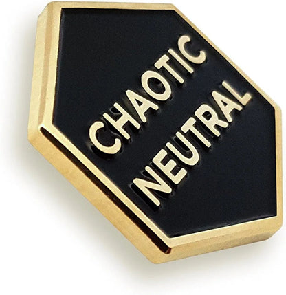 Chaotic Neutral Enamel Lapel Pin