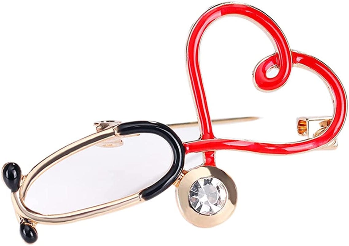 Chill Pill Pin Girls' Brooches Women'S Brooches & Pins Medical Jewelry Enamel Brooch Set Nurse Doctor Graduation Medical Student for Woman Chemistry Brooch（2 Pieces ） Stethoscope Brooch Pins Gold