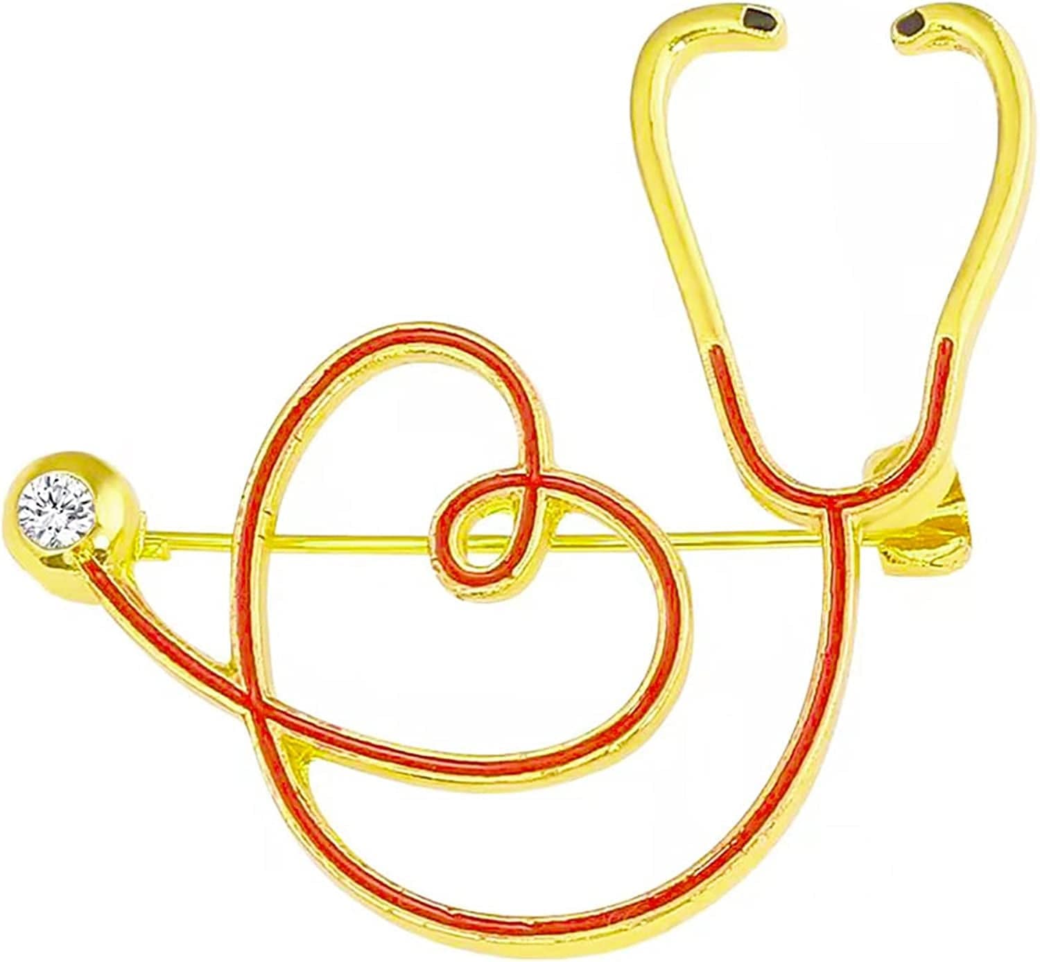 Chill Pill Pin Girls' Brooches Women'S Brooches & Pins Medical Jewelry Enamel Brooch Set Nurse Doctor Graduation Medical Student for Woman Chemistry Brooch（2 Pieces ） Stethoscope Enamel Pin