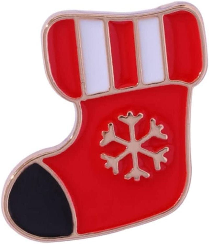 Christmas Brooch Xmas Cartoon Lapel Metal Pin for Xmas Holiday Party Celebration Men Lapel Pin for Suits (E, One Size) A / One Size