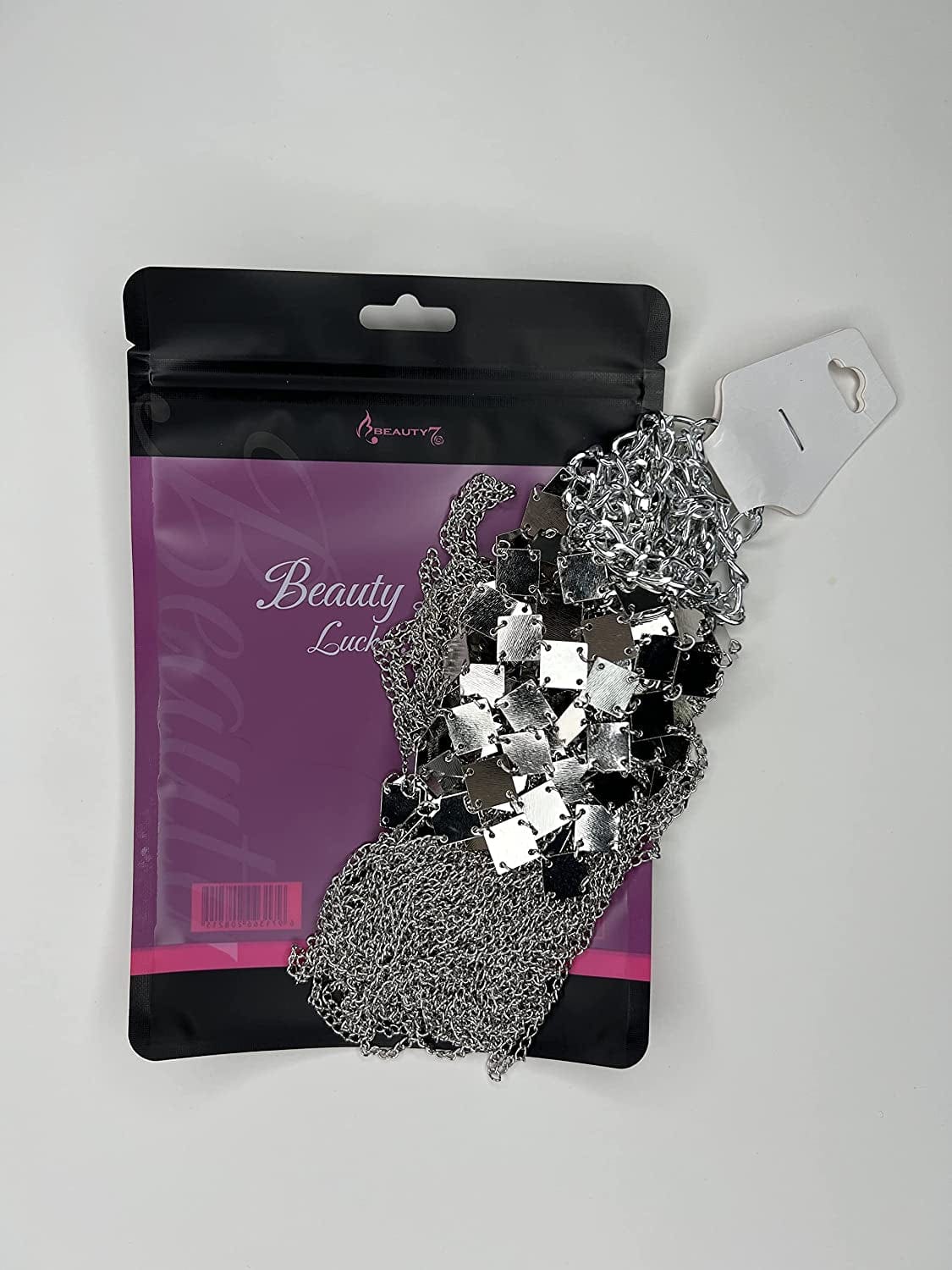 Chrontier Harness Body Chain Link Epaulet Shoulder Chain Necklace Collar Dangling Tassels for Bridal Women Prom Party Wedding Dress Accessory Silver Tone Apparel & Accessories > Jewelry > Body Jewelry Chrontier   
