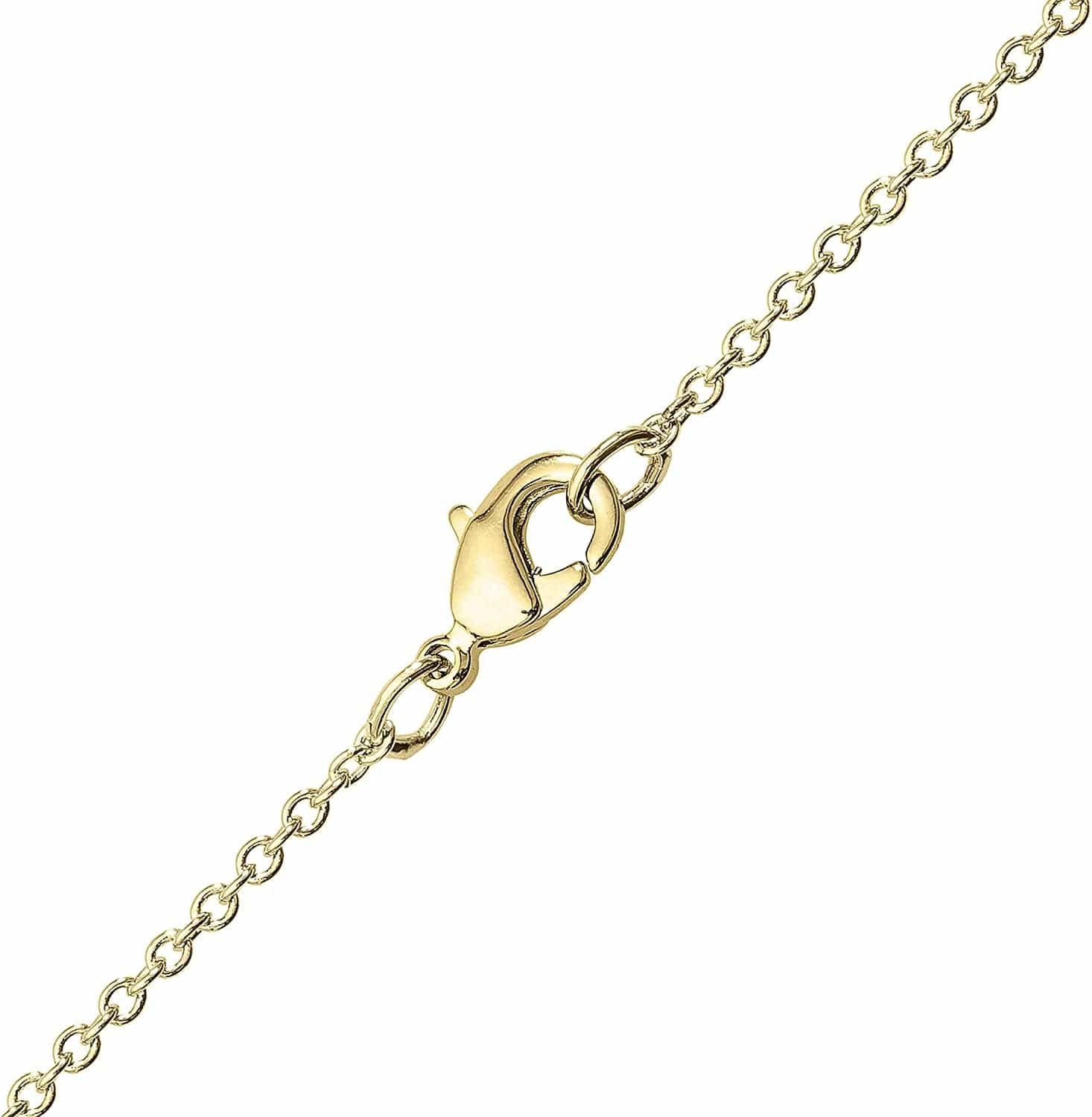 Classics Winnie the Pooh Gold Plated Swinging Balloon Necklace, 18"
