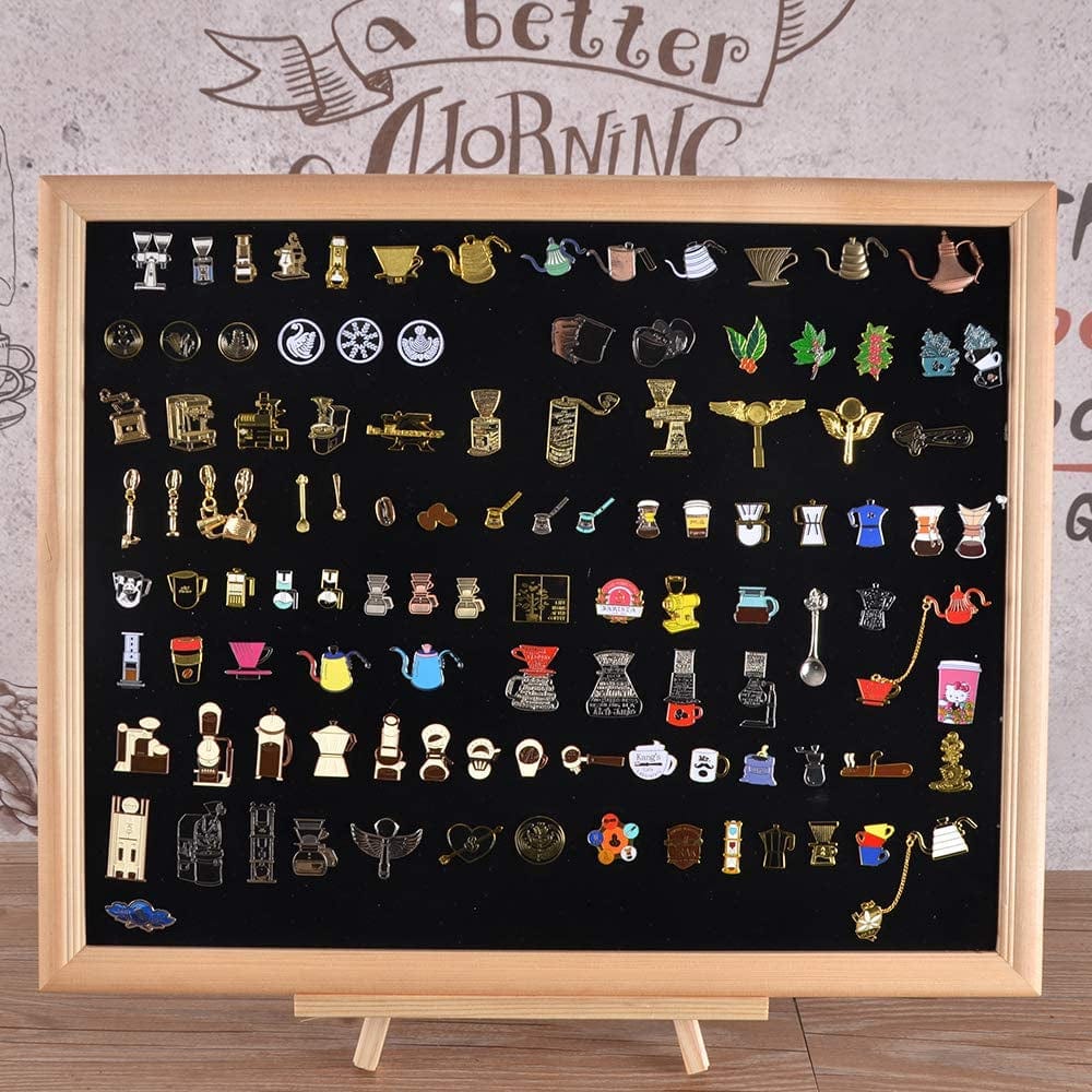 Coffee Enamel Brooch Pins Set - Coffee Series Luxury Souvenir Brooch Enamel Lapel Pins Badge for Barista and Coffee Lover for Clothes Backpack Bag Decor Series 2
