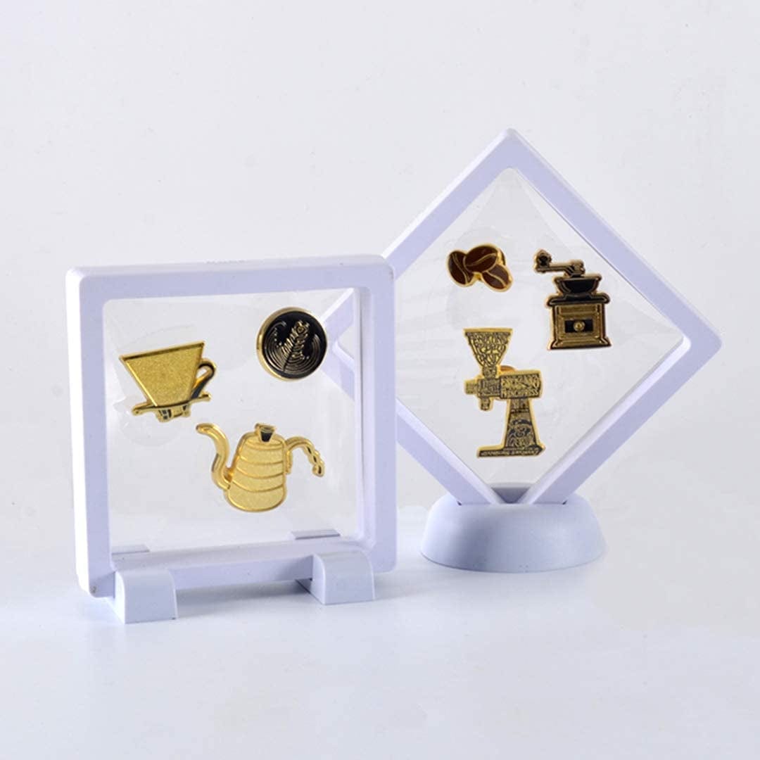 Coffee Enamel Brooch Pins Set - Coffee Series Luxury Souvenir Brooch Enamel Lapel Pins Badge for Barista and Coffee Lover for Clothes Backpack Bag Decor Series 2