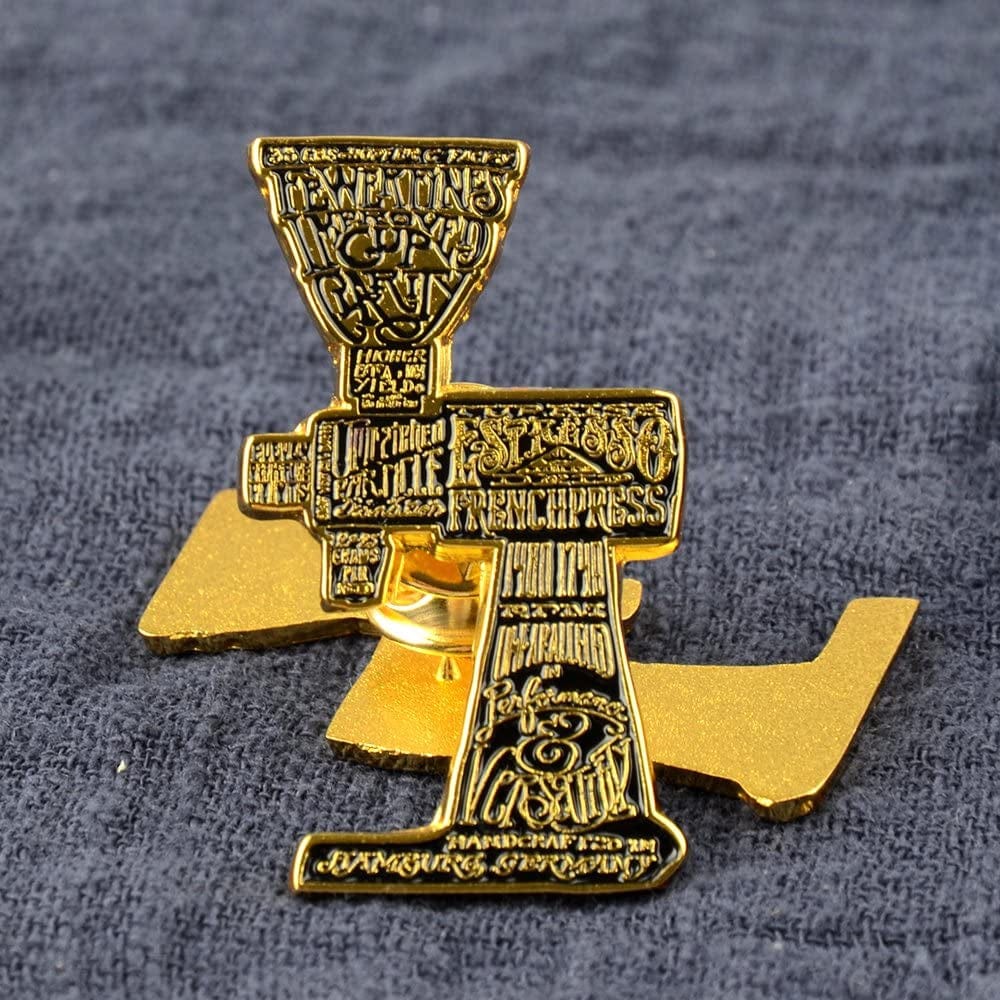 Coffee Enamel Brooch Pins Set - Coffee Series Luxury Souvenir Brooch Enamel Lapel Pins Badge for Barista and Coffee Lover for Clothes Backpack Bag Decor Series 2