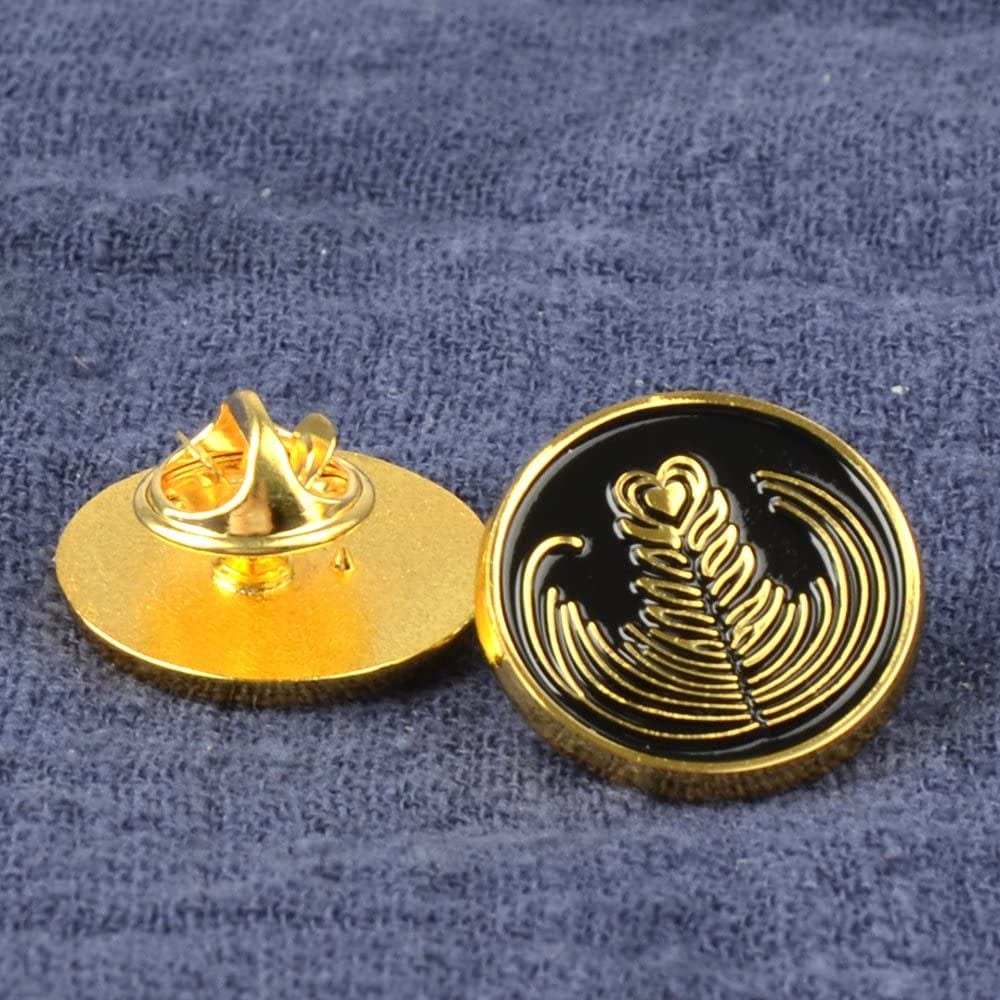 Coffee Enamel Brooch Pins Set - Coffee Series Luxury Souvenir Brooch Enamel Lapel Pins Badge for Barista and Coffee Lover for Clothes Backpack Bag Decor Series 2