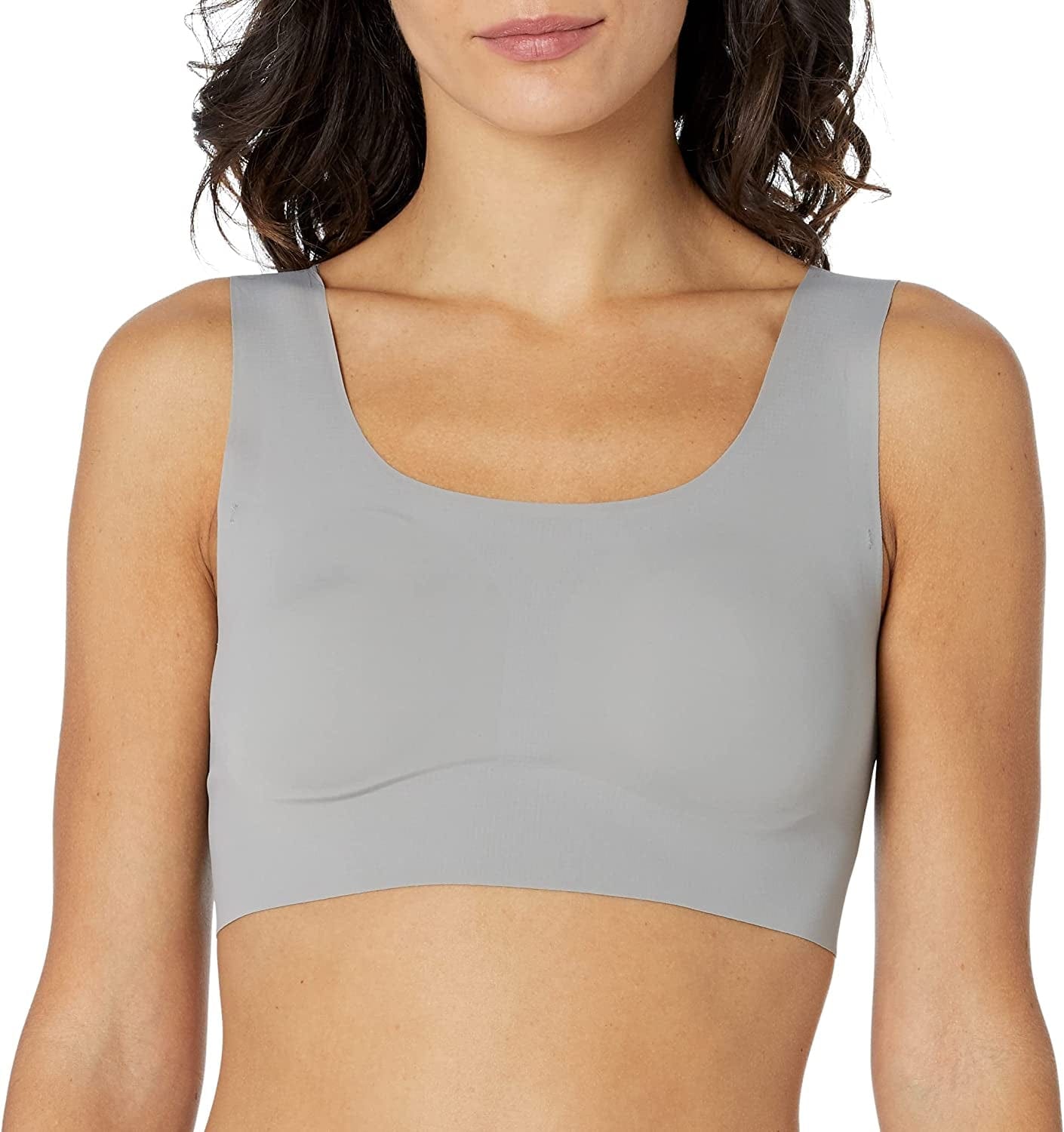Comfort Revolution Wireless T-Shirt Bra, Wireless Full-Coverage Bra, Pullover Wirefree T-Shirt Bra Morning Fog / 3X-Large