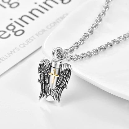 Cremation Jewelry for Ashes 925 Sterling Silver Urn Necklace for Ashes Keepsake Memories Necklace…