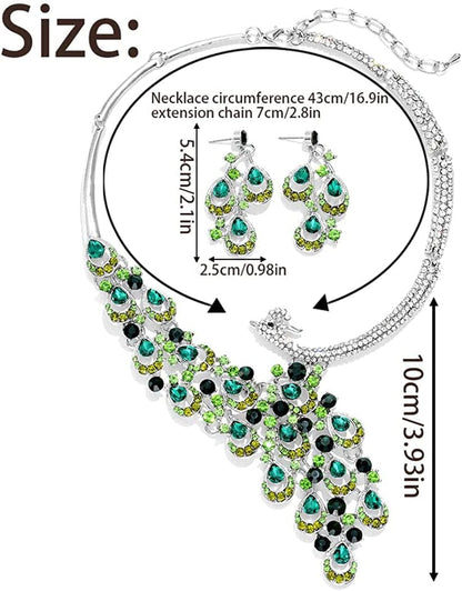Crystal Necklace Gold Bib Style Necklace