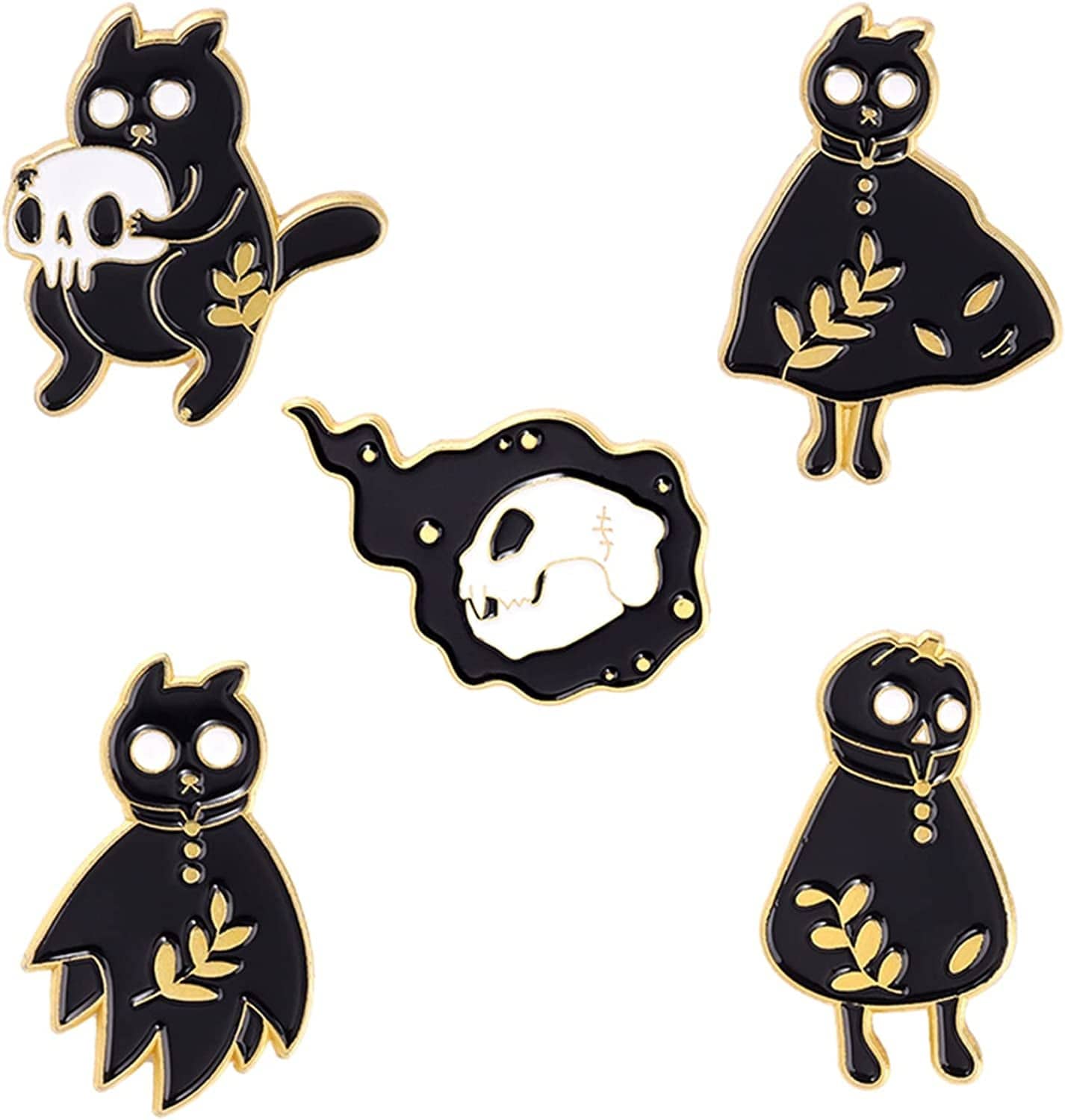 Cute Cat Enamel Pins for Backpacks Cat Sushi Rice Ball Enamel Pins Custom Cute Animals Japanese Foods Brooch Cute Kawaii Cat Enamel Pins Set for Jackets Clothes Bag Cartoon Lapel Badge Cartoon Animals Cute Sushi Cat Enamel Backpack Pins Black cat