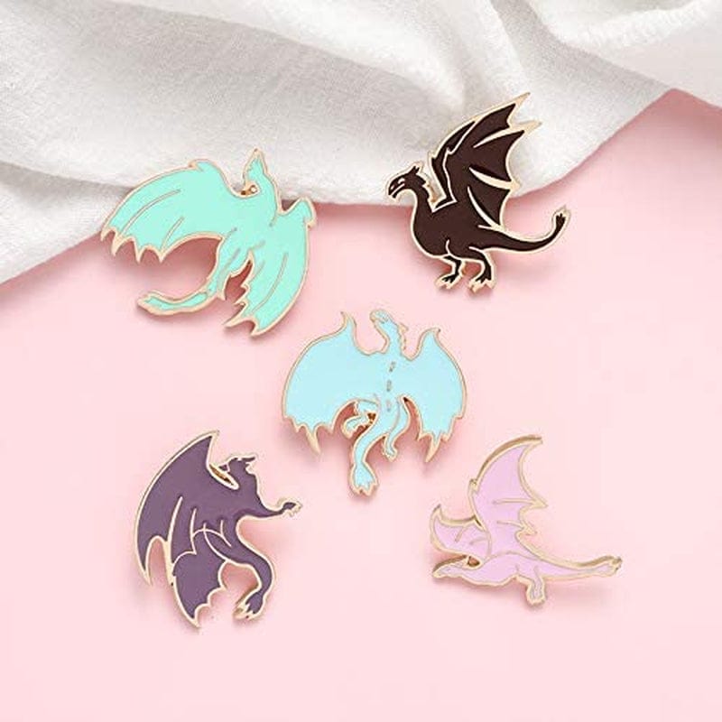 Cute Enamel Pin Set Lapel Pins Brooches Cartoon Brooch Badge Pins for Clothes Bags Backpack for Women
