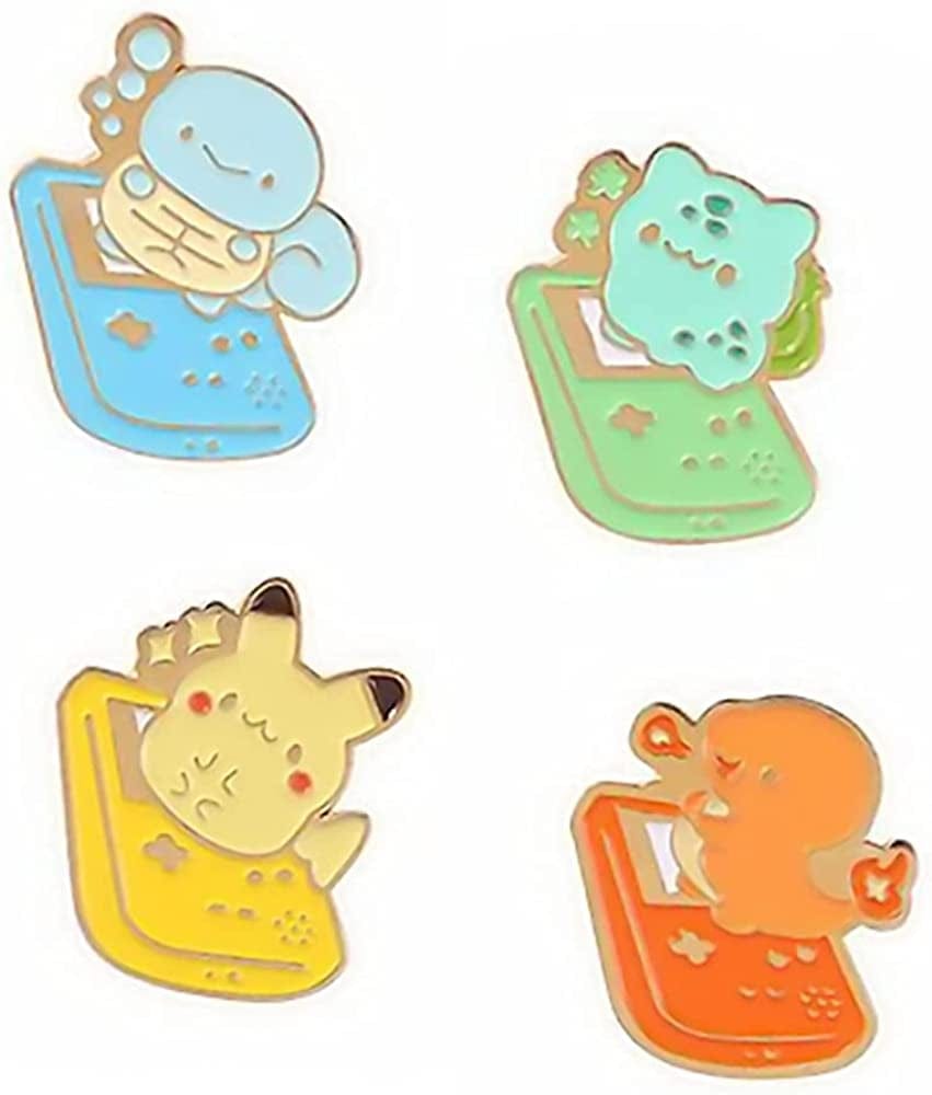 Cute Enamel Pins Bulk Set,Funny Anime Pins for Backpacks Aesthetic ,Calcifer Cartoon Buttons for Jackets DF