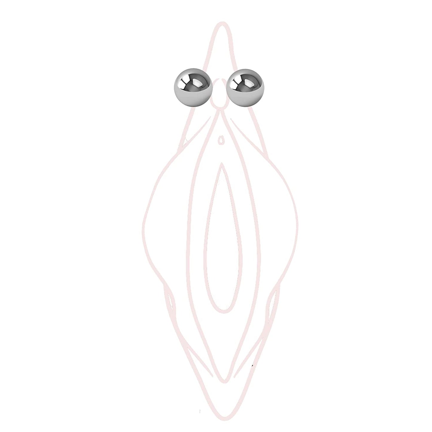 Fake Clitoral Piercing Clamps Magnetic Body Jewelry Non-Piercing (A - Low) Apparel & Accessories > Jewelry > Body Jewelry All Body Art D - Extreme  