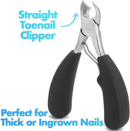 Precision Toenail Clipper Tool - Premium Ingrown Toenail Cuticle Remover Trimmer and Thick Toenails Nipper, Surgical Grade Stainless Steel Nail Foot Treatment for Grooming Nail Care, Pedicure Tools Health & Beauty > Personal Care > Foot Care MEDca   