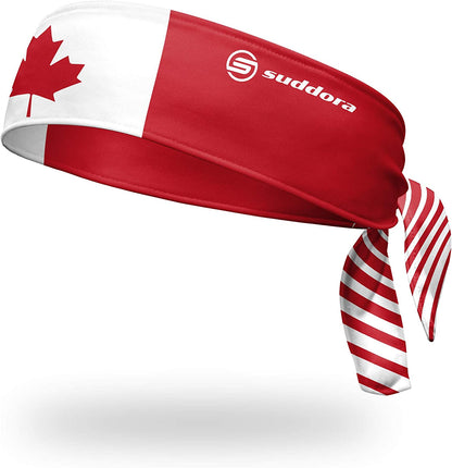 Suddora Country Flag Tie Headbands - Workout, Sports, Costume and National Team Accessories Apparel & Accessories > Clothing Accessories > Bandanas & Headties Suddora Canada  