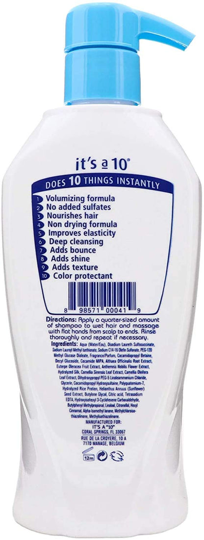 It'S a 10 Haircare Miracle Volumizing Shampoo 10 Oz (Pack of 2) Health & Beauty > Personal Care > Hair Care It's a 10   