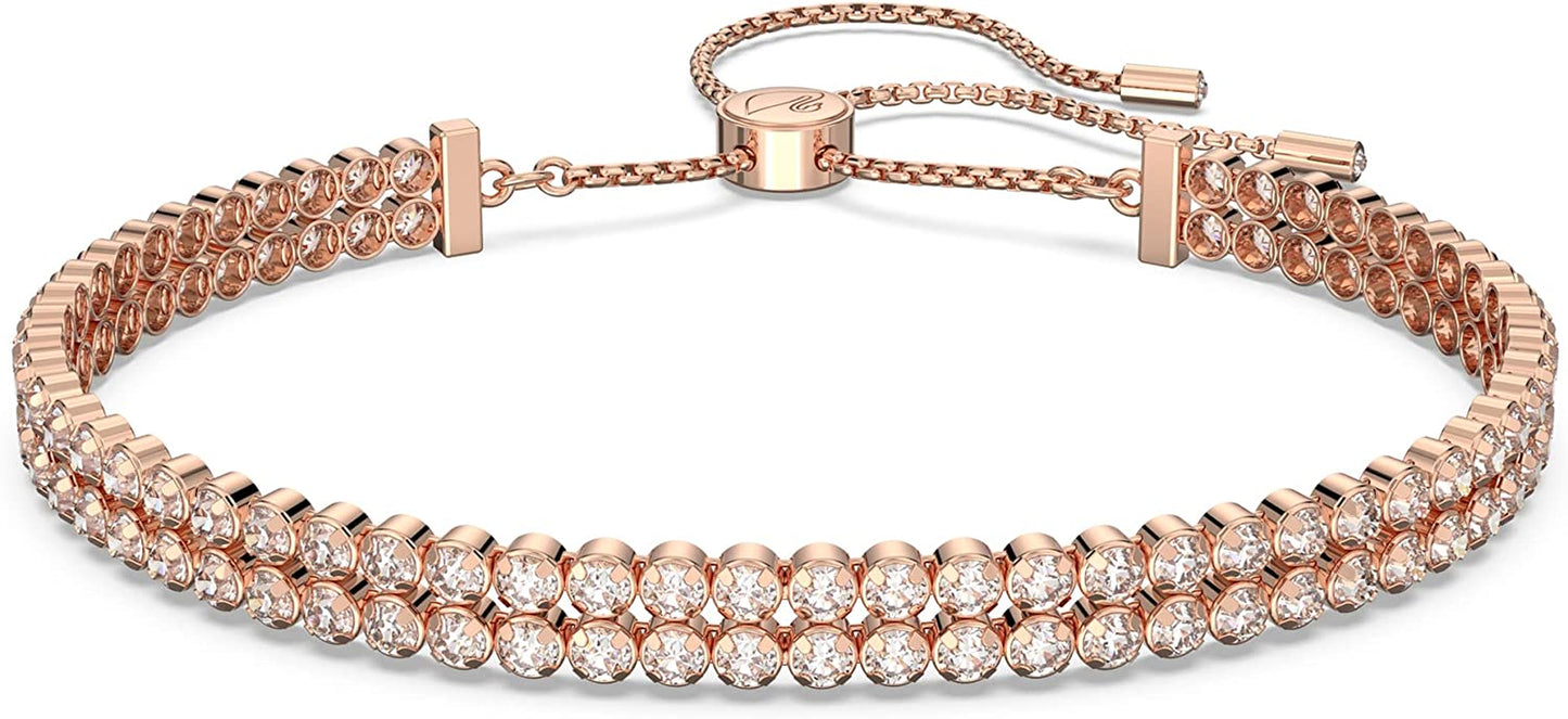 SWAROVSKI Subtle Bracelet Jewelry Collection, Clear Crystals Apparel & Accessories > Jewelry > Bracelets SWAROVSKI Rose Gold Tone Clear Crystals  