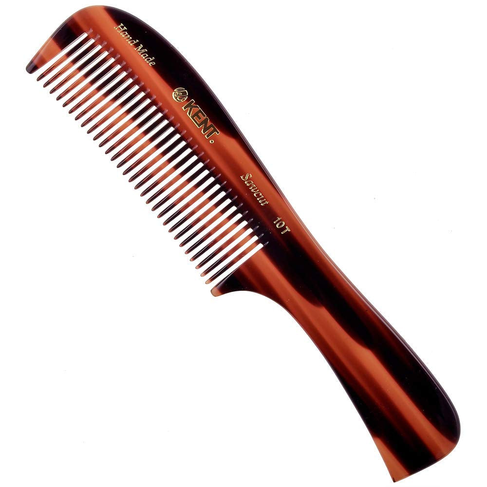 Kent 10T Large Wide Tooth Comb - Rake Comb Hair Detangler / Wide Tooth Comb for Curly Hair - Beard Combs/Hair Comb Hair Care Detangling Comb - Hair Comb for Men Hair Supplies - Natural Hair Comb Set Health & Beauty > Personal Care > Hair Care KENT Tortoiseshell 3 PACK 