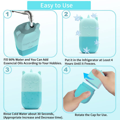 Loucky Ice Roller for Face and Gua Sha Set, Ice Face Roller Mold for Skin Care, Silicone Facial Roller for Eyes, Facial Ice Roller and Gua Sha Facial Tools, Remove Puffiness, Remove Fine Lines Health & Beauty > Personal Care > Cosmetics > Cosmetic Tools > Skin Care Tools loucky   