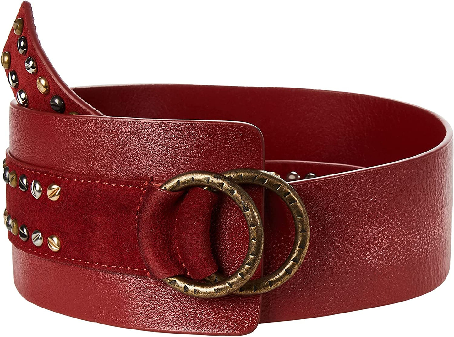 Free People We the Free Mason Studded Belt Apparel & Accessories > Clothing Accessories > Belts Free People Crimson SM-MD 