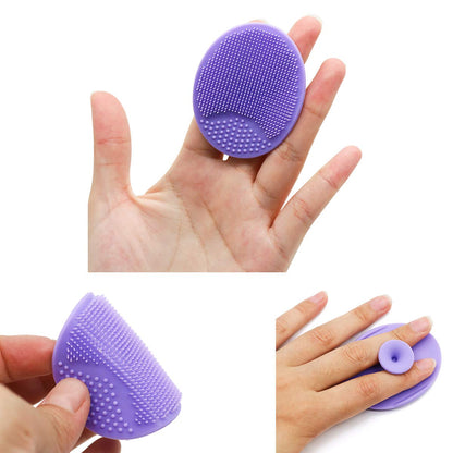 Face Scrubber,Soft Silicone Facial Cleansing Brush Wash Sponge Massage Pore Blackhead Removing Exfoliating Scrub for Sensitive Greasy Dry and All Kinds of Skin (Blue+Green) Health & Beauty > Personal Care > Cosmetics > Cosmetic Tools > Skin Care Tools REVEX   