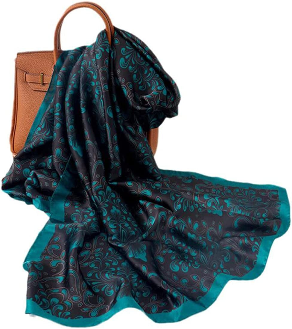 K-Elewon Silk Feeling Scarf Fashion Scarves Long Lightweight Sunscreen Shawls for Women Apparel & Accessories > Clothing Accessories > Scarves & Shawls K-Elewon T14  
