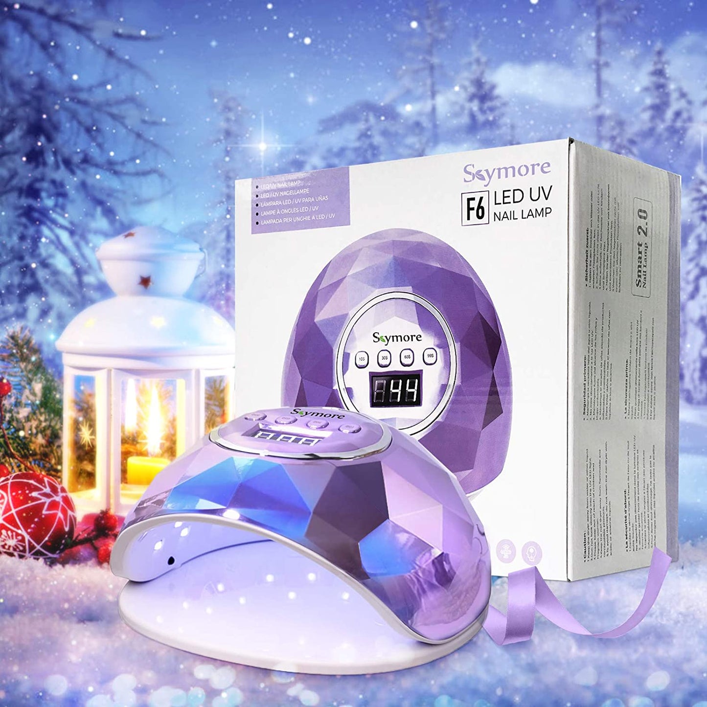 Skymore 86W LED Nail Lamp, Professional Nail Dryer with 4 Timer Setting, Portable Curing Lamp for Gel Nail Polish, Automatic Sensor & LCD Display, Manicure Pedicure Tools for Home Salon Health & Beauty > Personal Care > Cosmetics > Cosmetic Tools > Nail Tools Skymore   