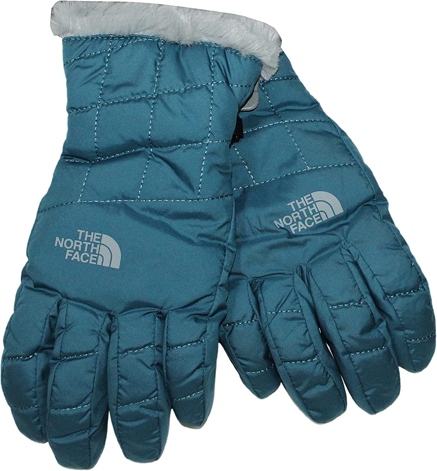 The North Face Women'S Mossbud Swirl Gloves Apparel & Accessories > Clothing Accessories > Gloves & Mittens THE NORTH FACE Millard Blue/Tnf Medium Grey Heather Small 