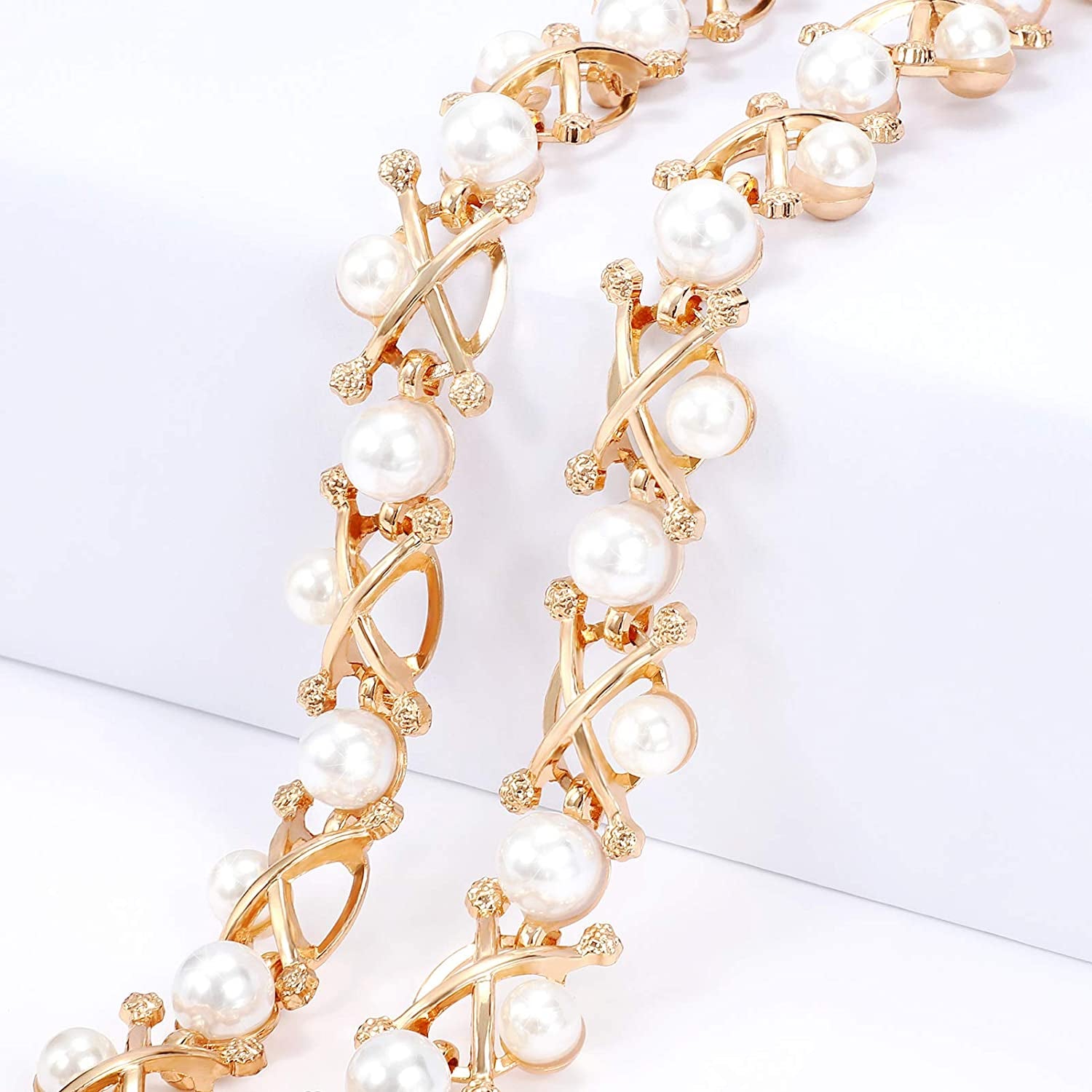 Metal Waist Chain Women Girls Adjustable Body Link Belts Fashion Belly Jewelry for Jeans Dresses Gold Apparel & Accessories > Jewelry > Body Jewelry WHIPPY   