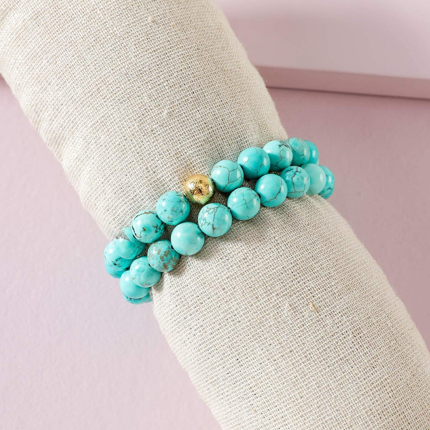 CHOGLE Gemstone Beaded Bracelets for Women - Semi Precious 8Mm round Natural Stone Beads Bracelet - Stretch Strand Bracelet for Girls Apparel & Accessories > Jewelry > Bracelets CHOGLE   