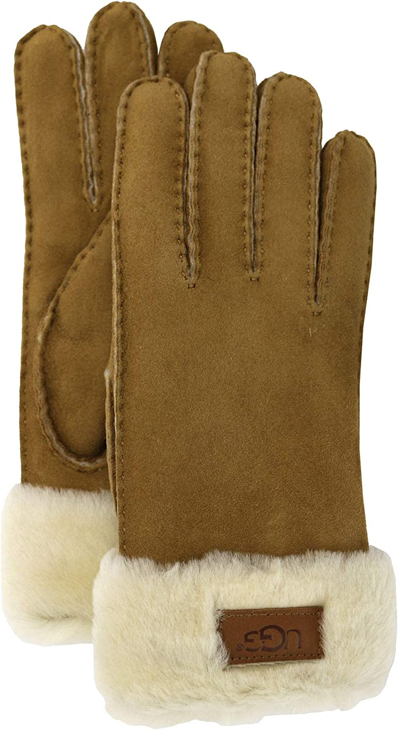UGG Womens Turn Cuff Glove Apparel & Accessories > Clothing Accessories > Gloves & Mittens UGG Chestnut Large 