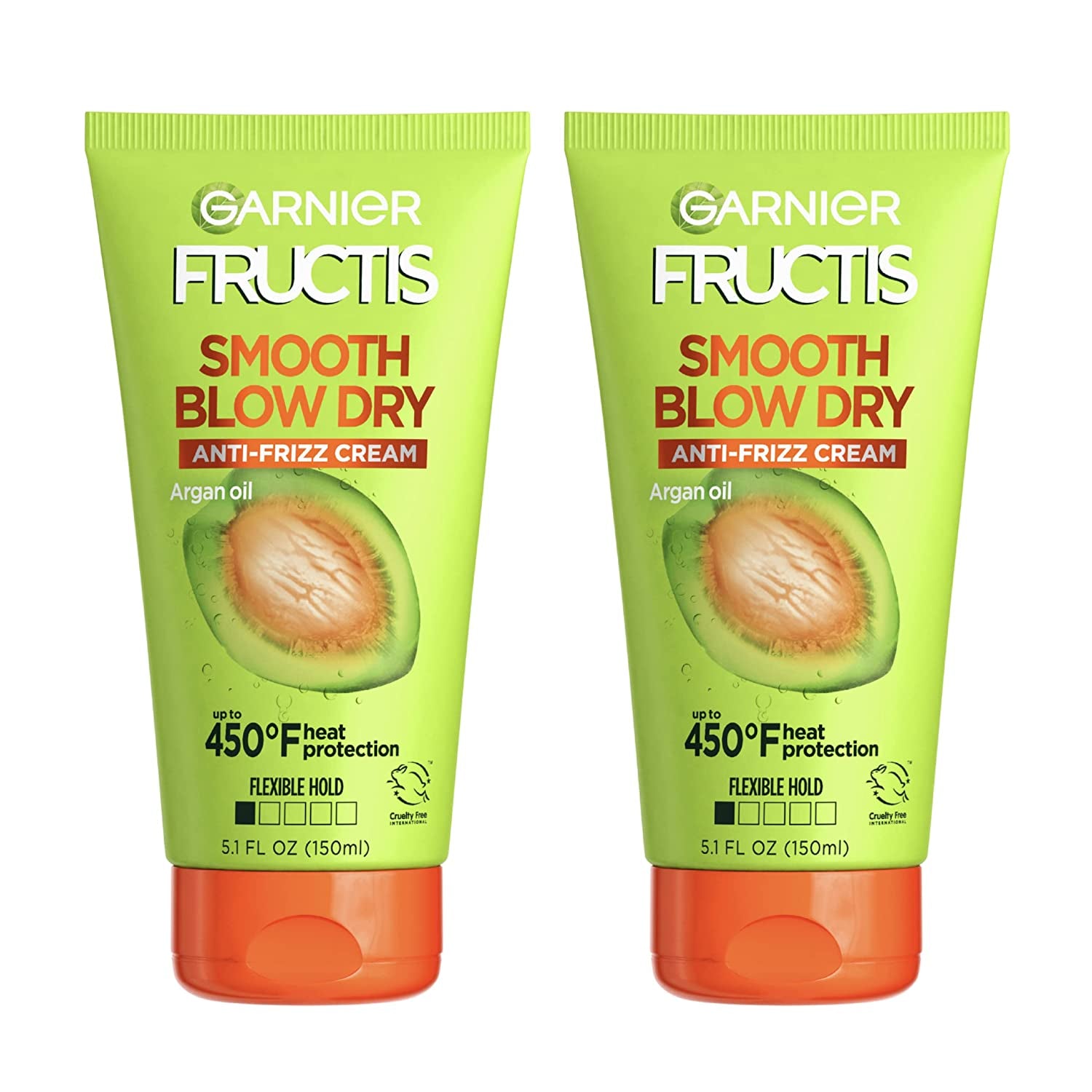 Garnier Hair Care Fructis Style Smooth Blow Dry Anti-Frizz Cream, 2 Count Health & Beauty > Personal Care > Hair Care Garnier Sleek 2 Count (Pack of 1) 