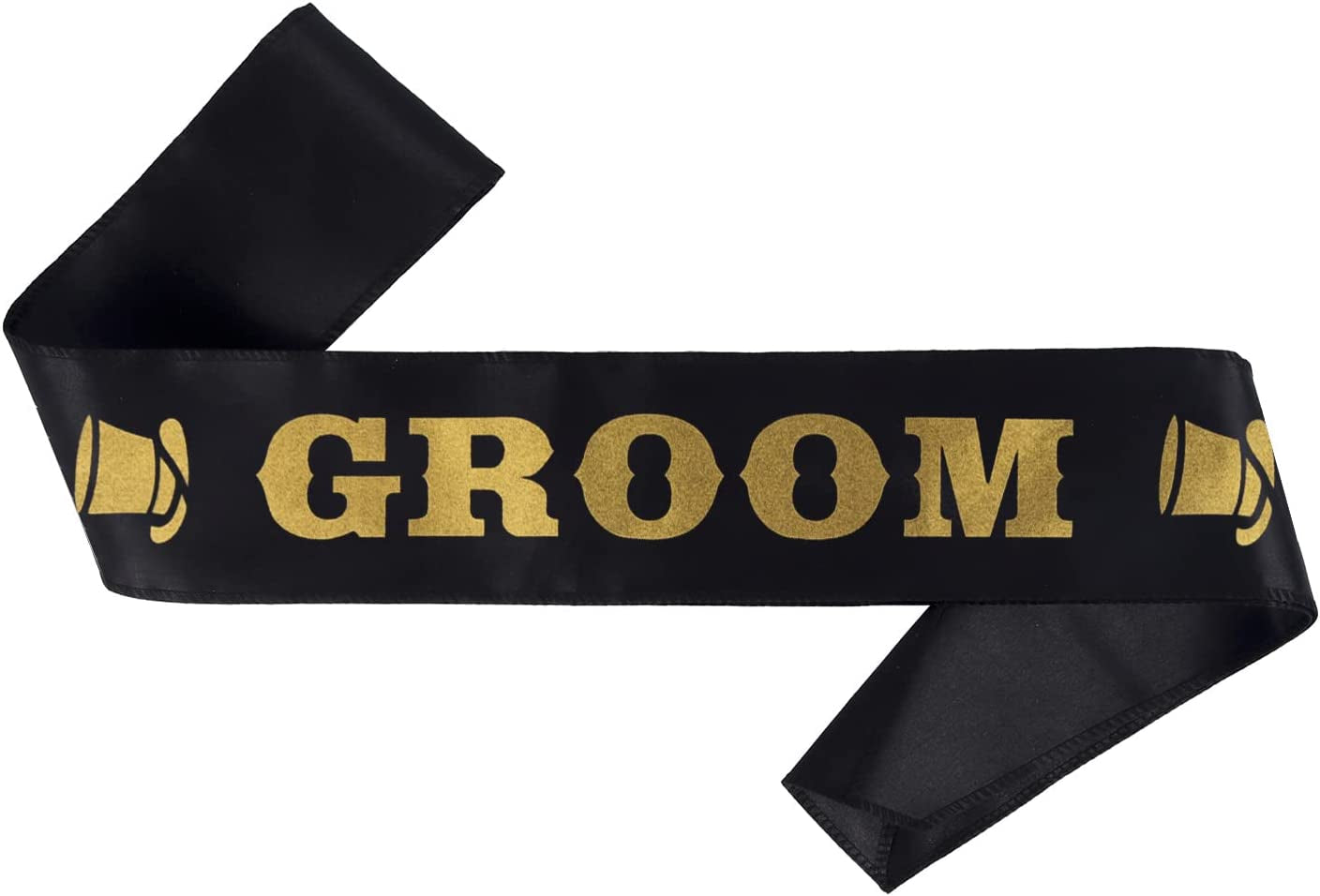 Brosash Groom Sash, Bachelor Party Sash Groom to Be Ideas Supplies Gifts Joke Favors Bachelorette Party Supplies Decorations Decor Wedding Shower Gift Bride Engagement Bridal (White) Apparel & Accessories > Clothing Accessories > Sashes Brosash Gold  