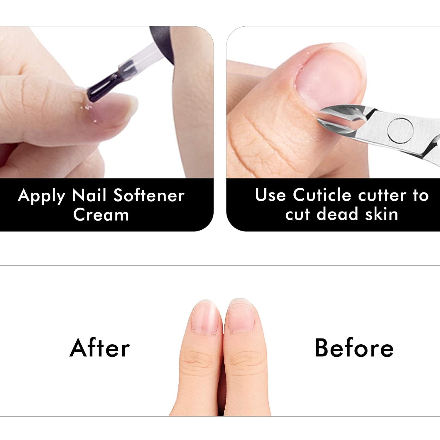 Cuticle Cutter Cuticle Trimmer - Cuticle Clipper Cuticle Nipper Professional Cuticle Remover Tool for Fingernail and Toenail Health & Beauty > Personal Care > Cosmetics > Cosmetic Tools > Nail Tools ECBASKET   