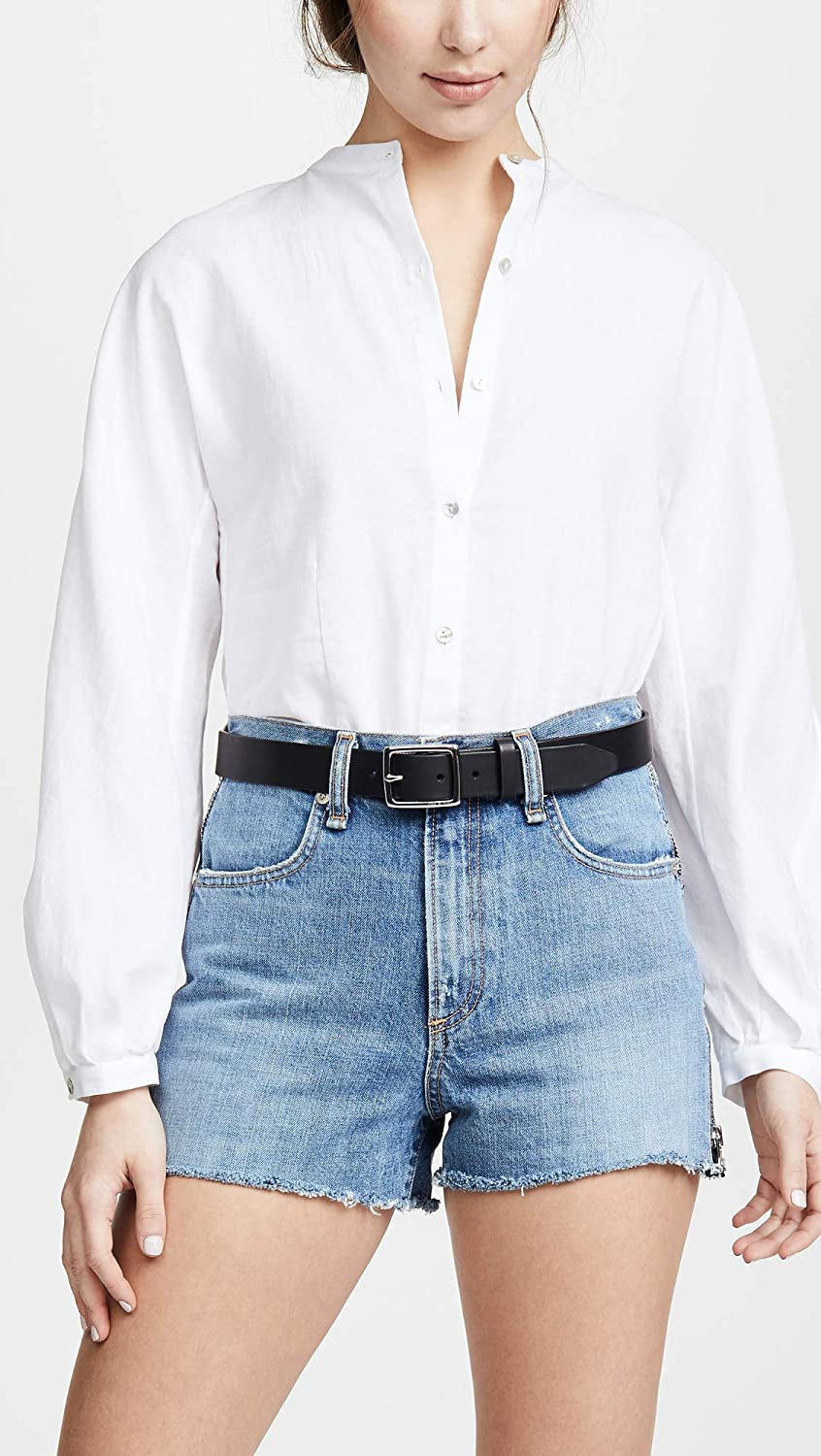 Rag & Bone Women'S Boyfriend Belt, Black, S Apparel & Accessories > Clothing Accessories > Belts rag & bone   