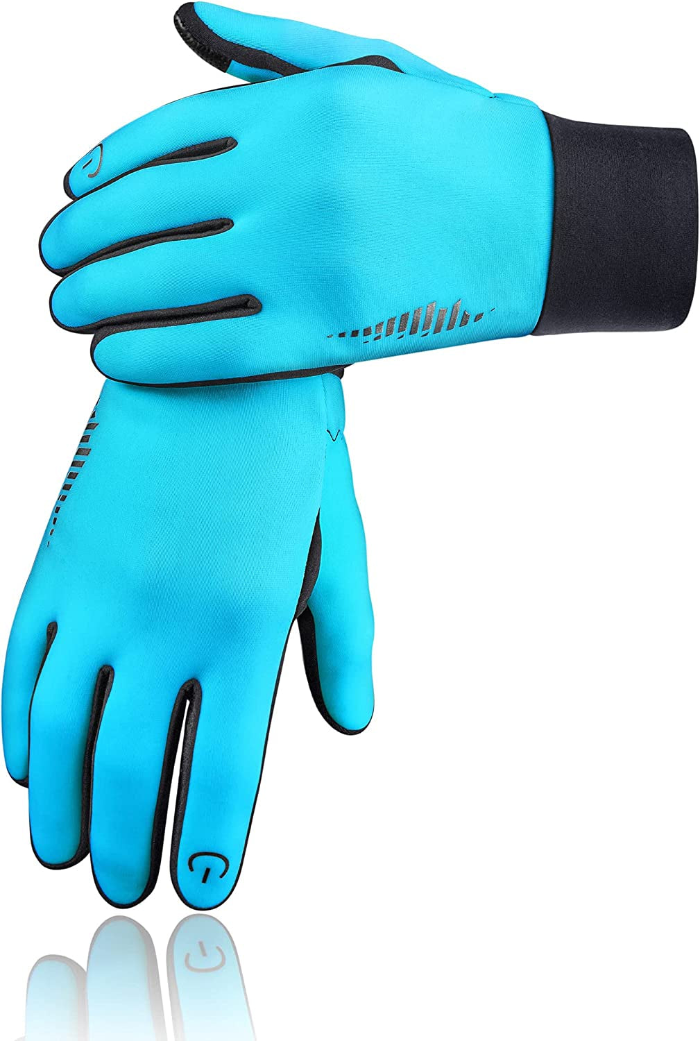 SIMARI Winter Gloves Men Women Touch Screen Glove Cold Weather Warm Gloves Freezer Work Gloves Suit for Running Driving Cycling Working Hiking 102 Apparel & Accessories > Clothing Accessories > Gloves & Mittens SIMARI Norse Blue Small 