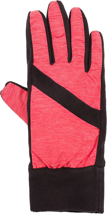 Isotoner Women'S Smartdri Super Soft Nylon Fleece Pieced Glove Apparel & Accessories > Clothing Accessories > Gloves & Mittens KYLIE MAX   